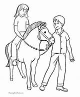 Cavalos sketch template