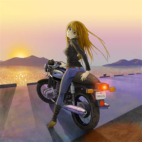 anime girls motorcycles on behance