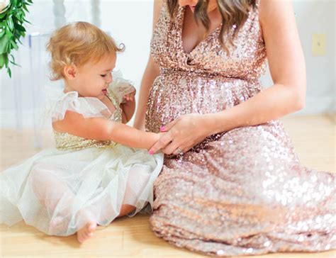 mother daughter tea party and maternity photos inspired by