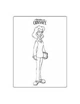 Coloring Pages Katrina Odyssey Adventures sketch template