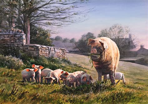 pig family brian crosby art