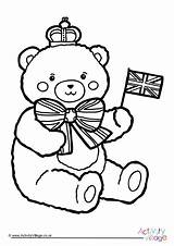 Colouring Royal Teddy Pages Family Colour Baby British Become Member Log sketch template
