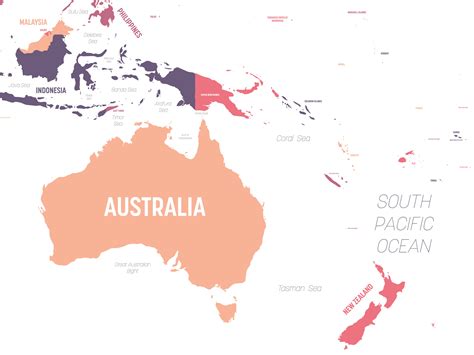 australia oceania maps mappr