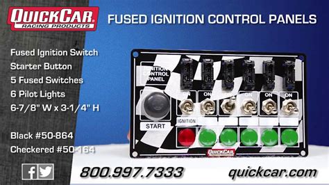 quickcar fused ignition control panel   youtube