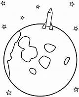 Moon Coloring Rocket Pages Space Printable Landing Crescent Kids Template Print Rockets Great Getdrawings Adult Popular 06kb 800px sketch template
