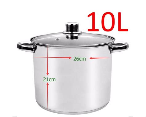 ltr stainless steel stock pot cm induction compatible rrp  ebay