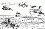Navios Submarino sketch template