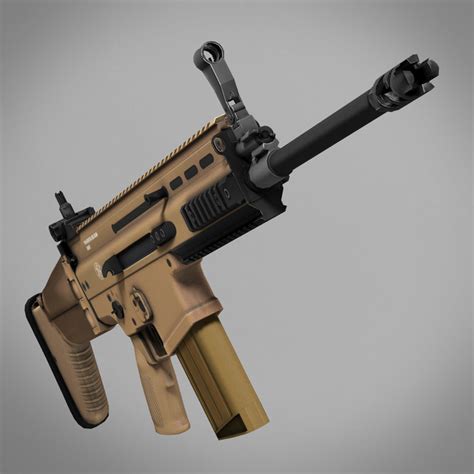 3ds Max Assault Rifle Fn Scar H