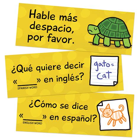 Classroom Phrases Spanish Signs Set Of 12 Classroom Décor Teacher S
