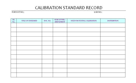 thermometer calibration log gantt chart excel template