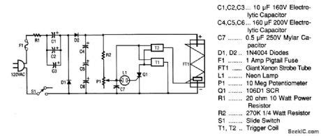 strobelight ledandlightcircuit circuit diagram seekiccom