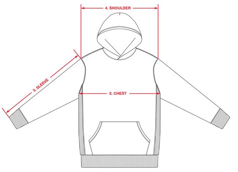 size chart classic hoodie nothinspecial