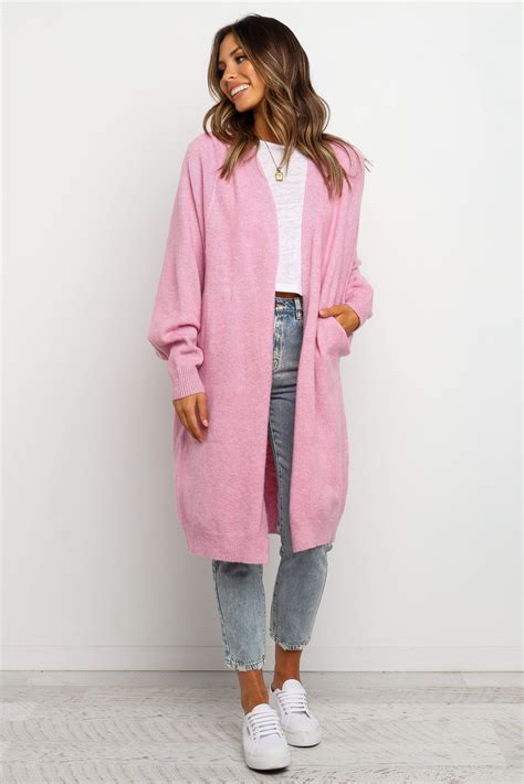 pin  anu nevalainen  style pink cardigan outfit coat outfit