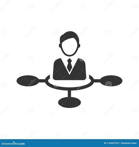 business decision making icon stock vector illustration  decision