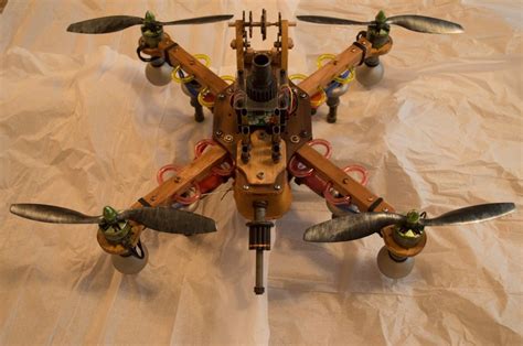 wood steampunk drone  electronics   wood  bill schonfelder  lumberjockscom