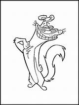 Coloring Pages Weasel Printable Am sketch template