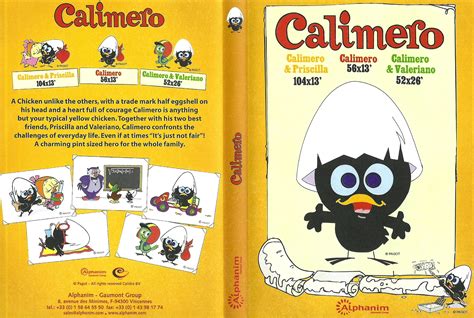 calimero partially  english dubs  italian japanese animated series