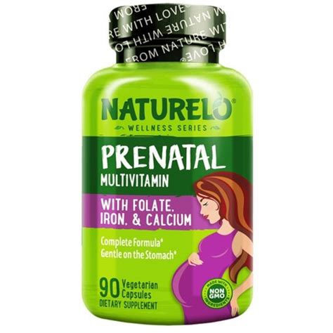 naturelo prenatal multivitamin vegan capsules  folate ct target