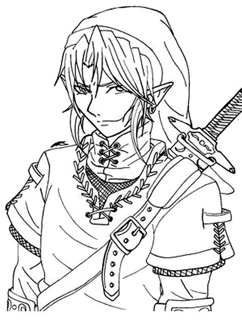 supercoloring zelda coloring pages  kids