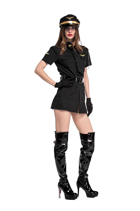 Sexy Police Night Club Dance Hot Under Uniform Cosplay Temptation Dress