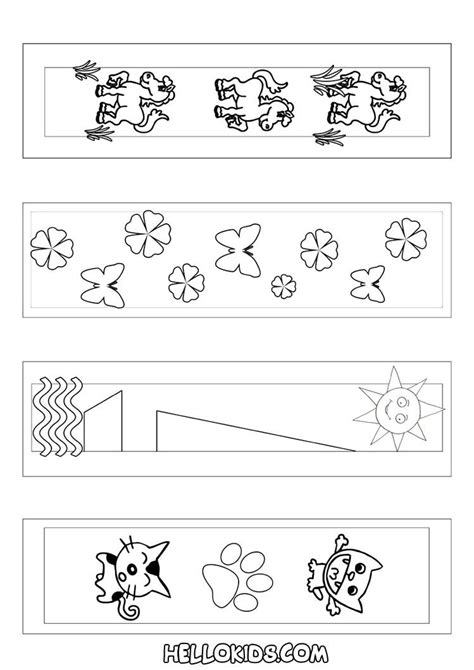 animal animal bookmark coloring page coloriage activite