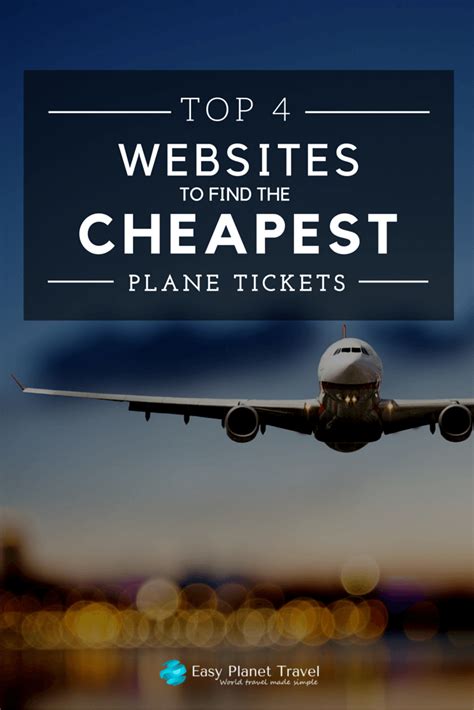 top  websites  find  cheapest plane  easy planet travel