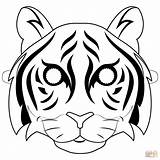 Tigre Maska Masken Tygrysa Kolorowanki Supercoloring Ausmalbilder Ausmalbild Maschera Imprimir Dibujar Tigres Tigers Kolorowanka Tiermasken Druku Maski Tygrys sketch template