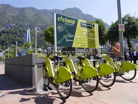 electric bike rental facility  opened today  andorra  pyrenees france spain