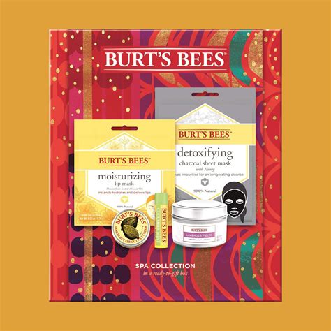 burts bees spa collection holiday gift set