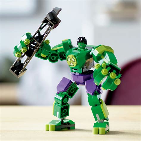 lego marvel hulk mech armor imagination toys