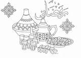 Ramadan Eid Islamic Mubarak Maternelle Fitr Moubarak Cahier Spécial Repas Islamische Malvorlagen Malbuch Activités Ul Ideetjes Malen Nabi Coloriages Eau sketch template