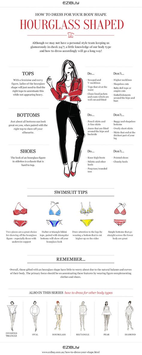 how to dress for your body shape hourglass shaped