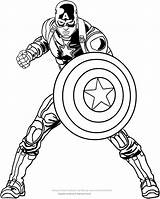 Capitan Colorear Kolorowanki Kapitan Ameryka Stampare Disegno Cartonionline Capitán América Coloriages Kolorowanka sketch template