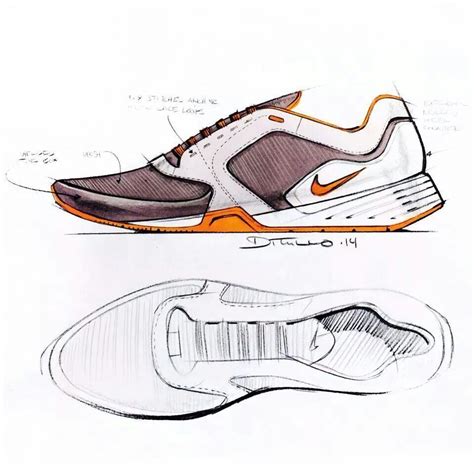 sketches   nike shoe pencil softgoods  images