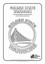 Nba Coloring Pages Warriors Golden Logos State Cool Basketball Teams Logo Sports Kids Drawing Team Printable Sheets Print Clubs Colors sketch template