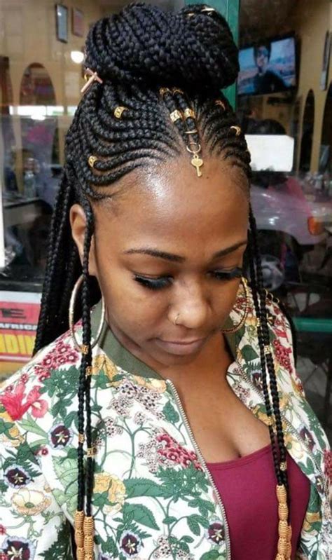 gorgeous braided hairstyles  beads       lagos