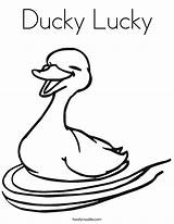 Coloring Duck Pages Lucky Ducky Swim Kids Ducks Color Wood Printable Print Drawings Swimsuit Preschool Duckling Noodle Getcolorings Swimming Umbrellas sketch template