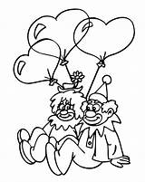Coloring Pages Clown Printable Kids Color Popular sketch template