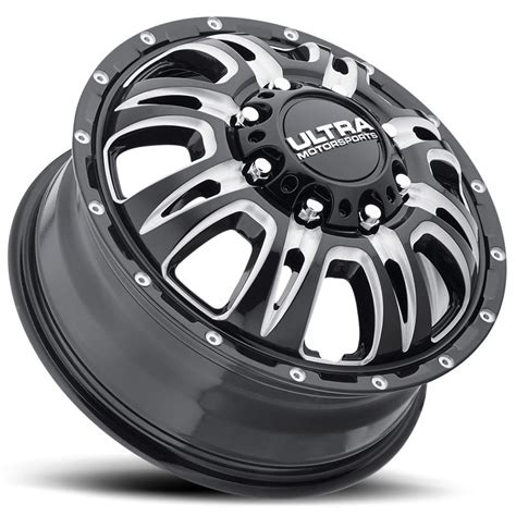 ultra bm predator dually front gloss black wheels wheelonlinecom