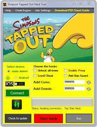 simpsons tapped  hack     donuts  cash  simpsons tapped   donuts