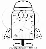 Shaker Mascot Salt Happy Clipart Cartoon Thoman Cory Vector Outlined Coloring Royalty Surprised Stock sketch template