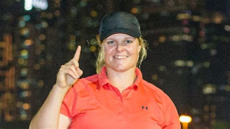 caroline hedwall hole in one lifts her into two shot lead at dubai