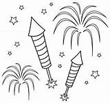 Coloring Fireworks Pages Diwali Drawing Colouring Kids Printable Choose Board Cute Year sketch template