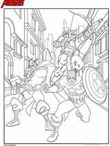 Avengers Coloring Pages sketch template