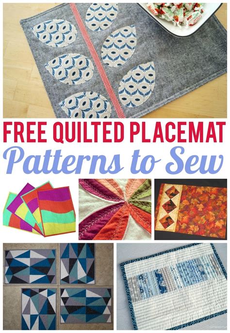 easy  minute sewing project   sew reversible placemats