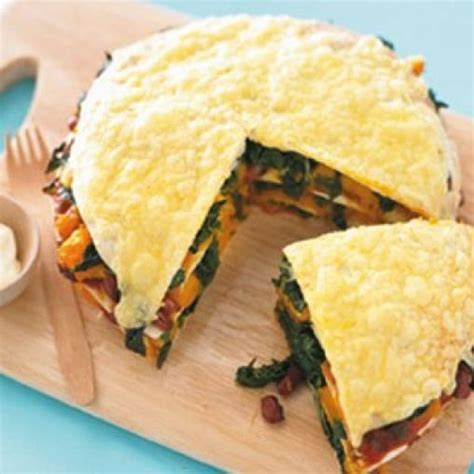 vegetable stack pie healthy food guide recipe