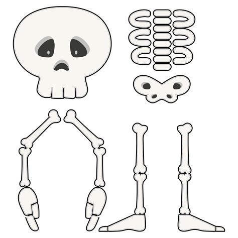 skeleton printable