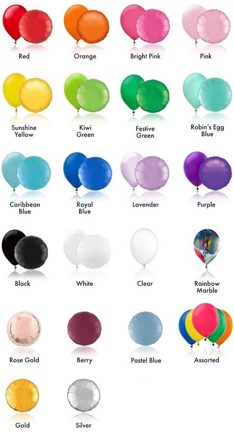 balloon basics  guide    balloons party city