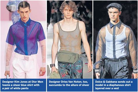 Menswear Trends Wear Sheer Like A Man Fashion Trends Hindustan Times