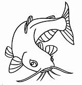 Catfish Coloring Pages Eyes Drawing Eye Channel Big Beuatiful Animal Color Sketch Bluegill Printable Cute Clipart Scary Kids Getcolorings Cartoon sketch template